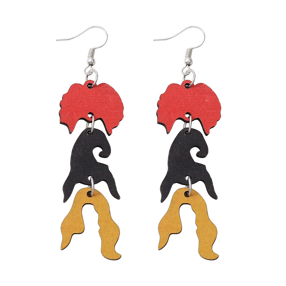 Acrylic New Halloween Collection Earrings (Minimo de Compra 2) MYA-ChuL004