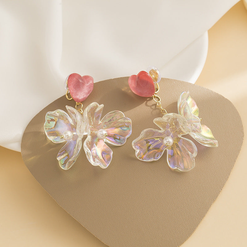 Alloy Love Flower Earrings MIC-ShiQ003