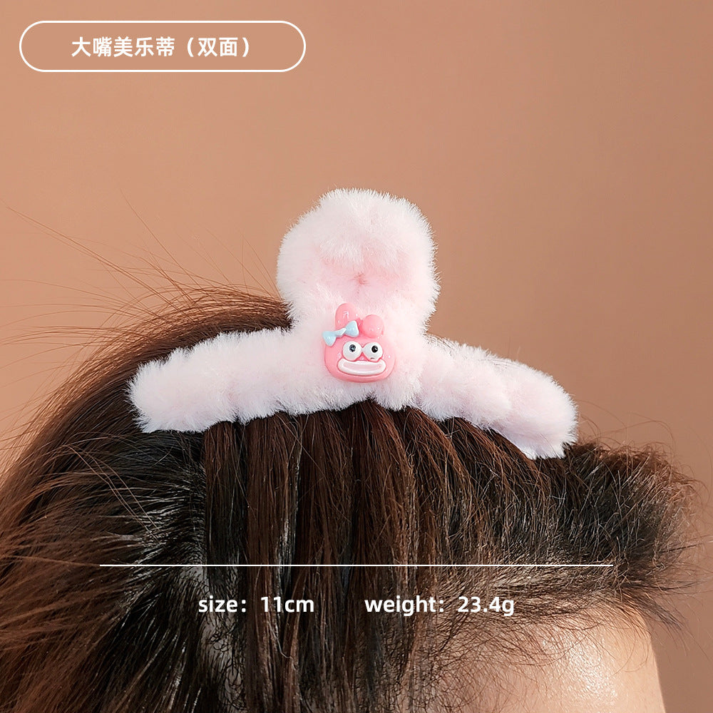 Plush cartoon cute hair clip MYA-WoD006