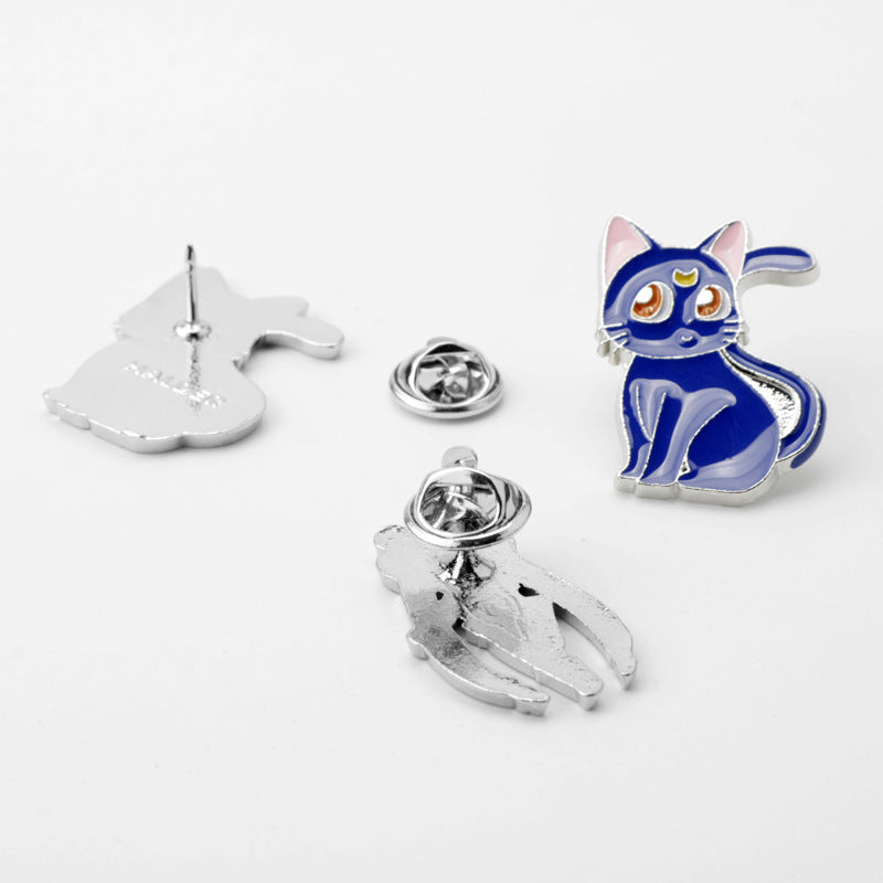 Alloy Beauty Girl Warrior brooch MIC-AiW017