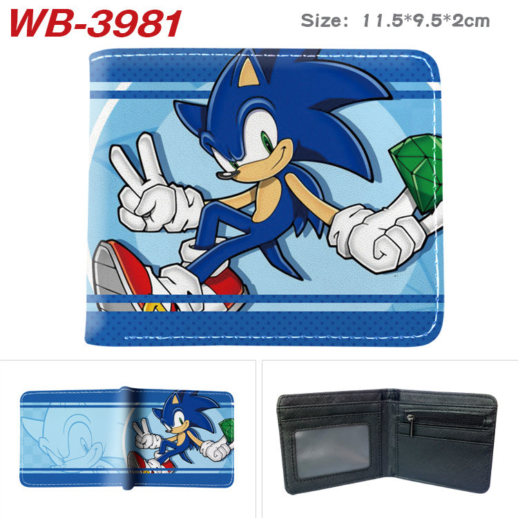 Cartoon pu leather half fold two fold character wallet MIC-ManC006