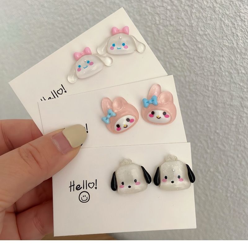 Resin cartoon cute earrings (Minimo de Compra 2) MIC-JiX051