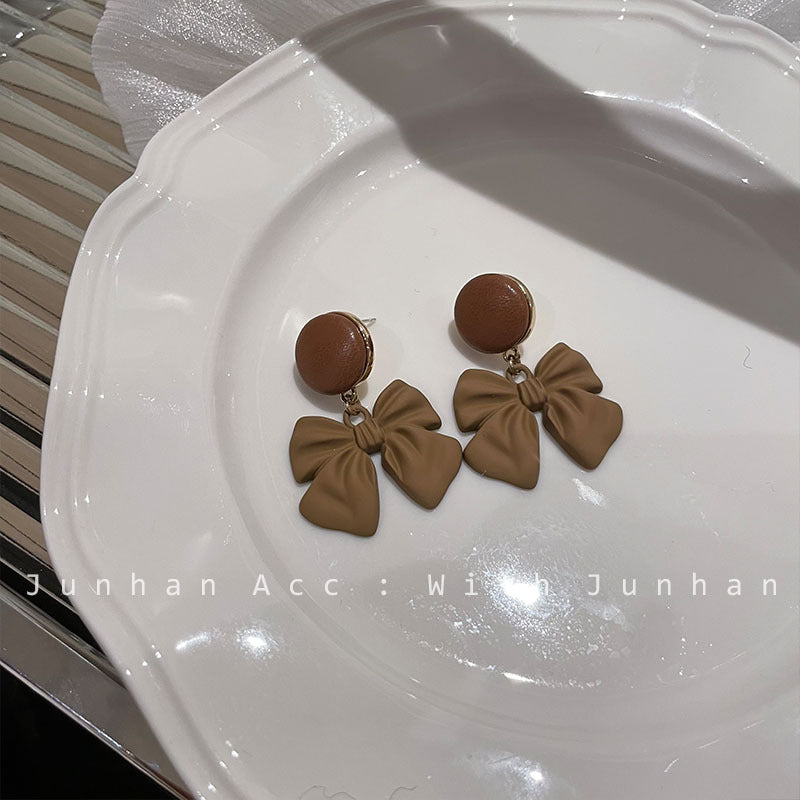 Acrylic sweet simple earrings MIC-JunH004