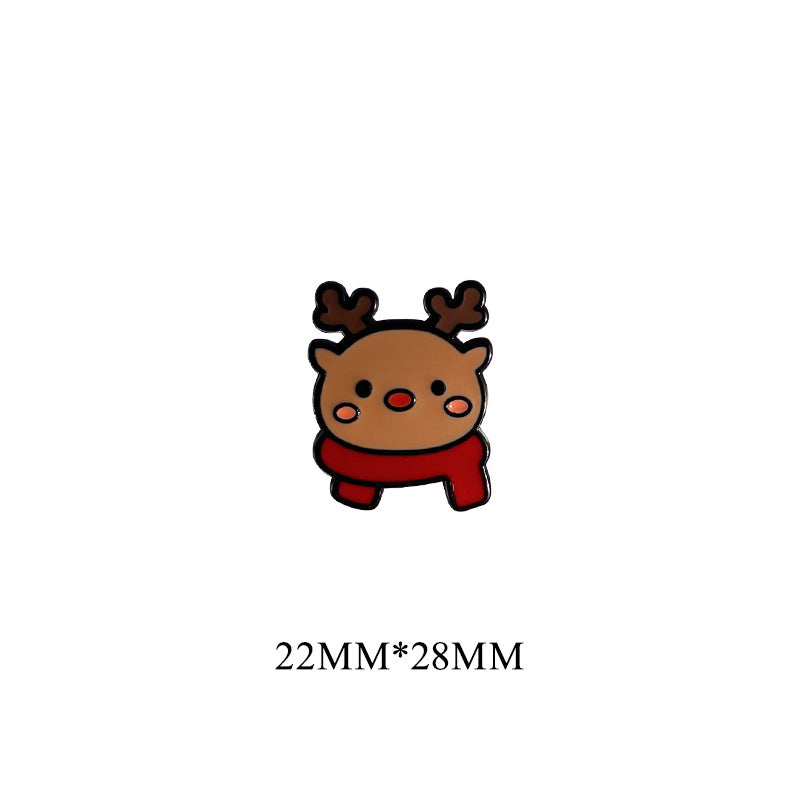 Alloy Santa Claus brooch (Minimo de compra 2) MIC-DongQ018