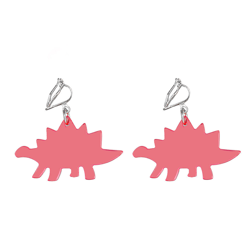 Acrylic Creative Dinosaur Earrings (Minimo de Compra 2) MIC-LiangR002