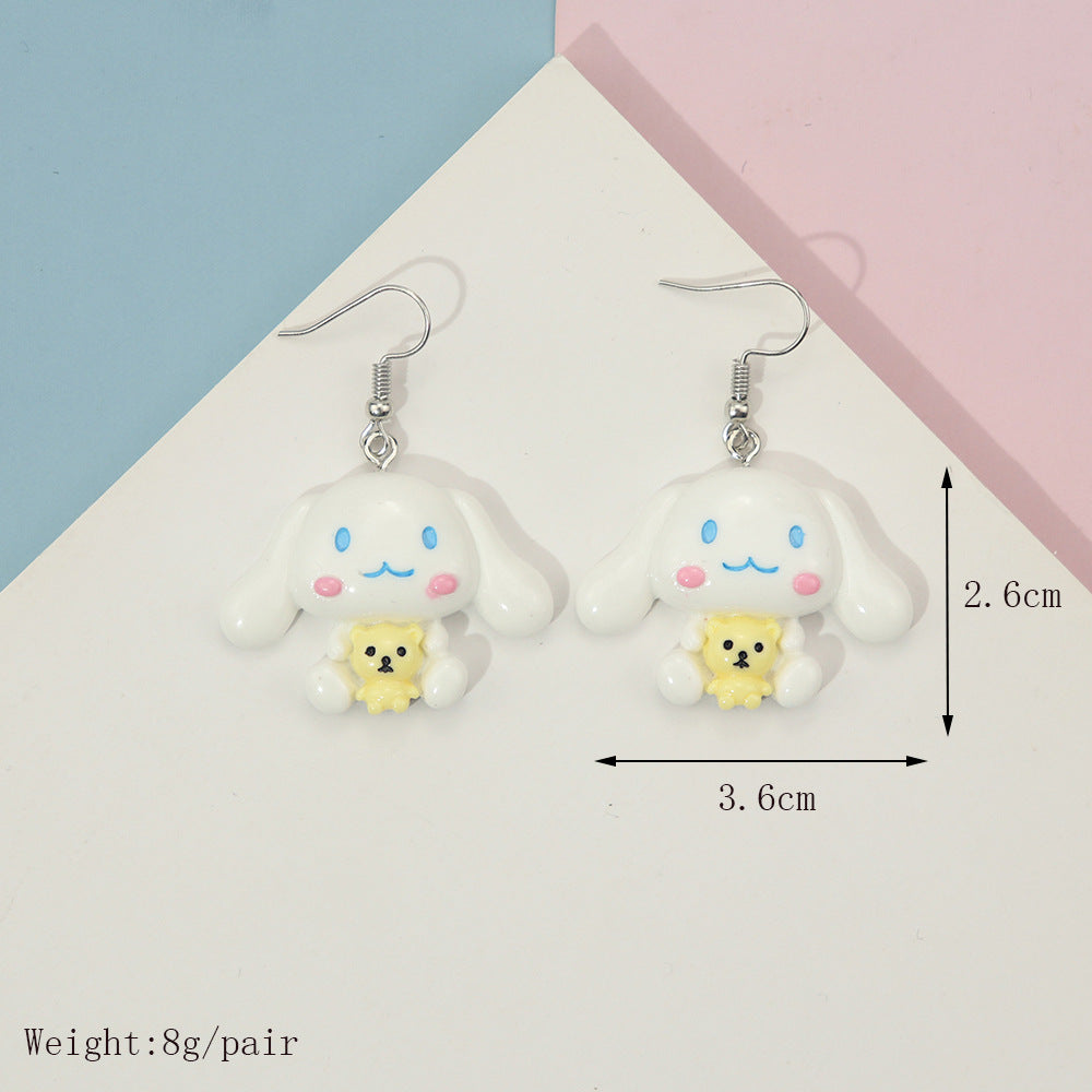 Alloy cartoon animal earrings MIC-NiQ016