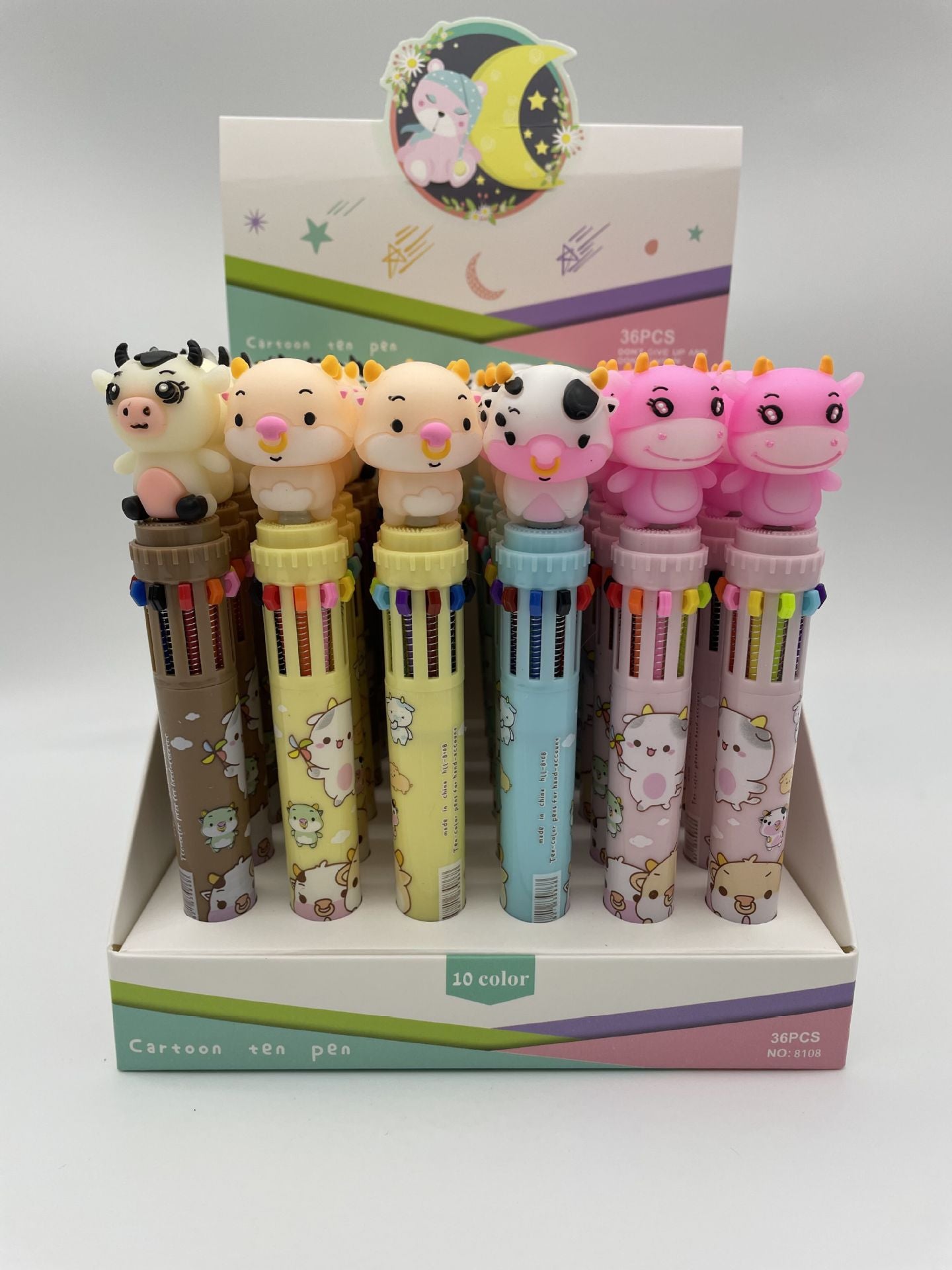 Acrylic lovely doll neutral pen 36PCS MIC-HongL010