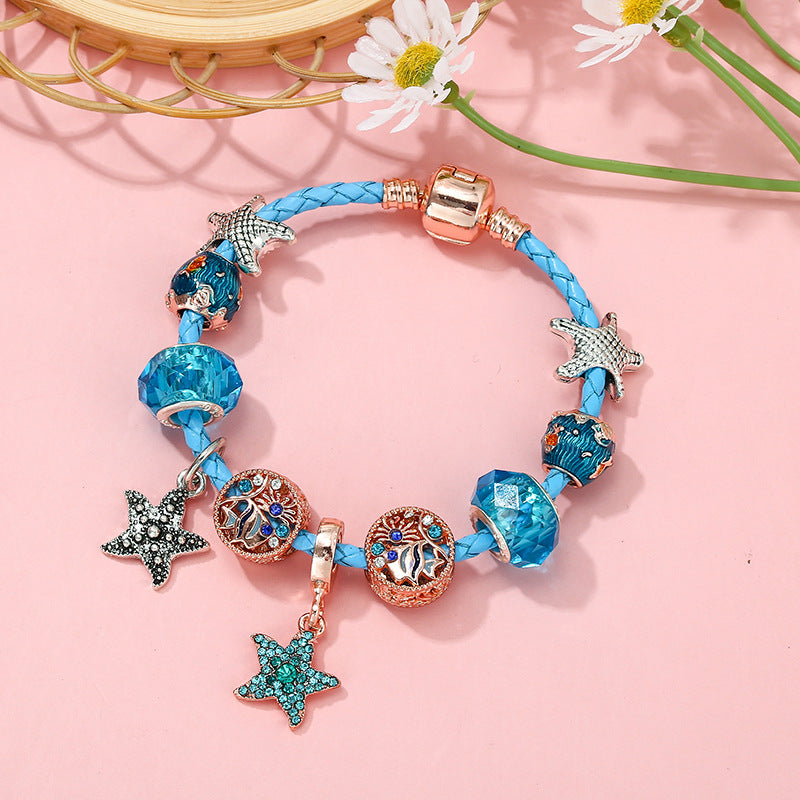 Alloy DIY Pandora Cartoon Bracelet MYA-LiY031