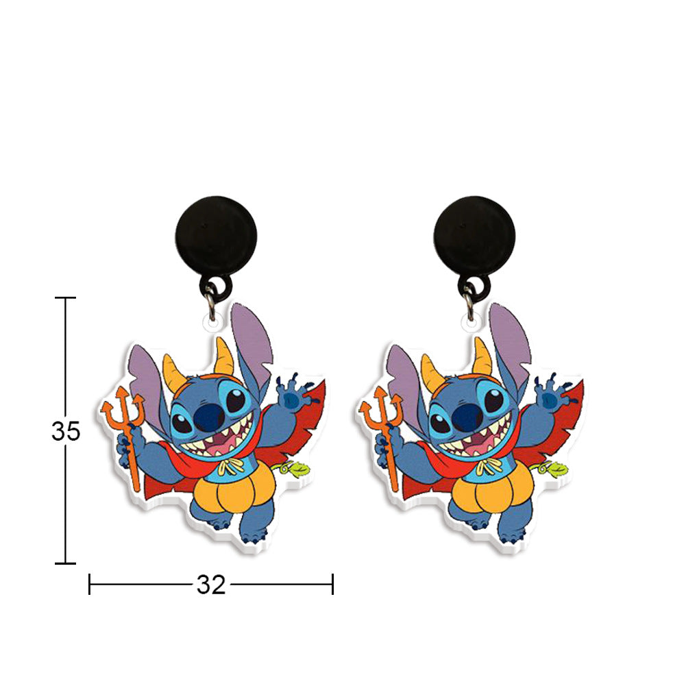 Alloy cartoon cute earrings (Minimo de Compra 2) MYA-ZhaoH001