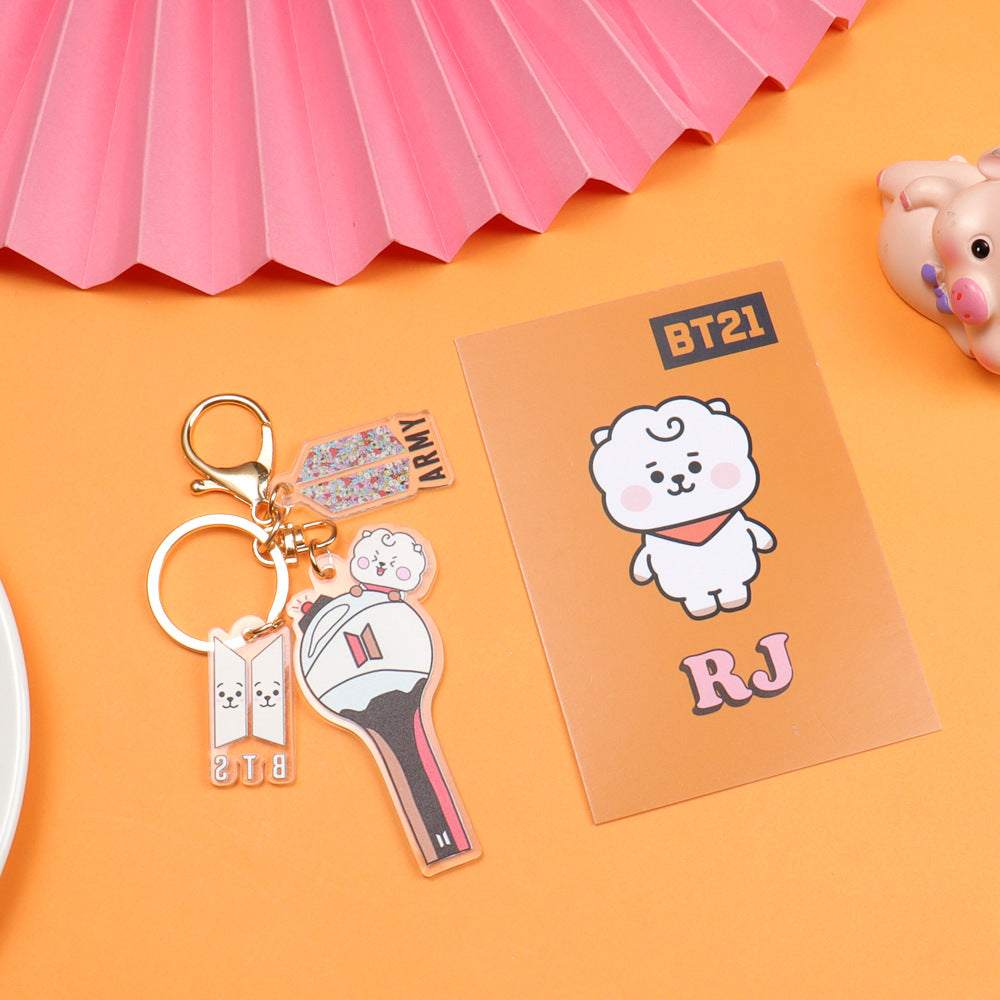 Acrylic cartoon Keychain MIC-XingY006