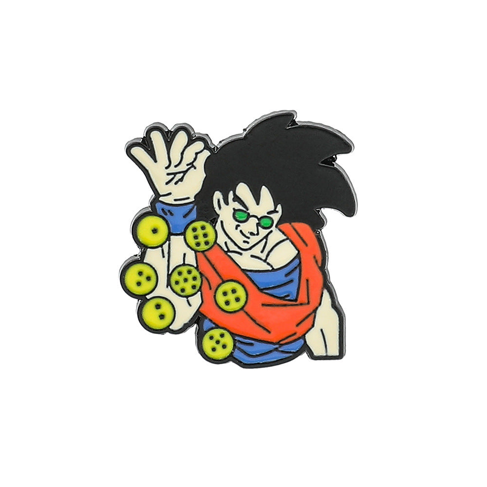 Alloy Cartoon Seven Dragon Ball brooch (Minimo de Compra 10) MIC-ShengY019