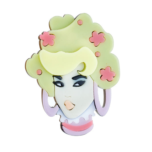 Acrylic cartoon character brooch MYA-XiY010