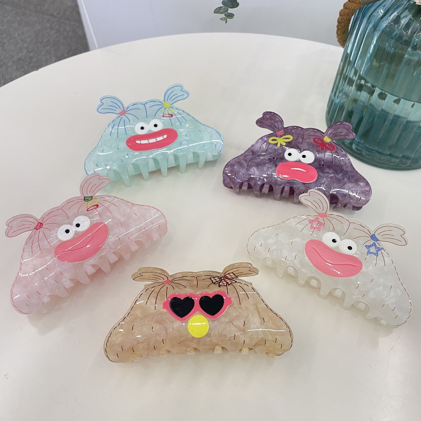 Plastic Cute Ugly Doll Hair Clip (Minimo de Compra 2) MIC-AZX007