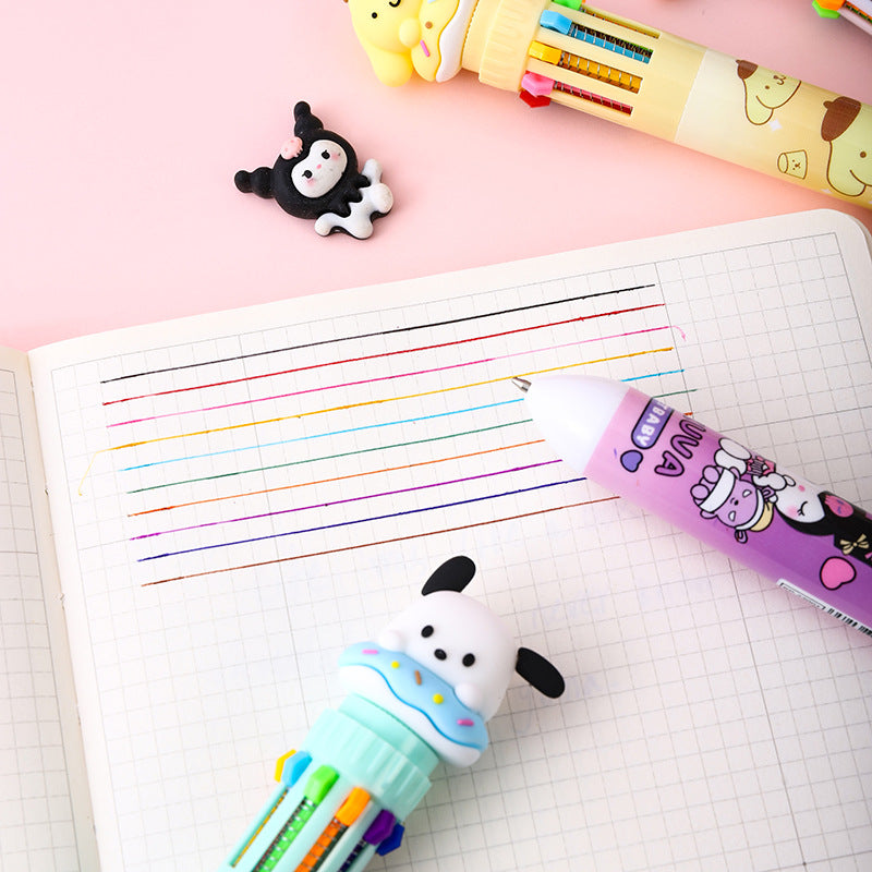 Plastic cute wacky press the neutral pen 36PCS MYA-YJN005