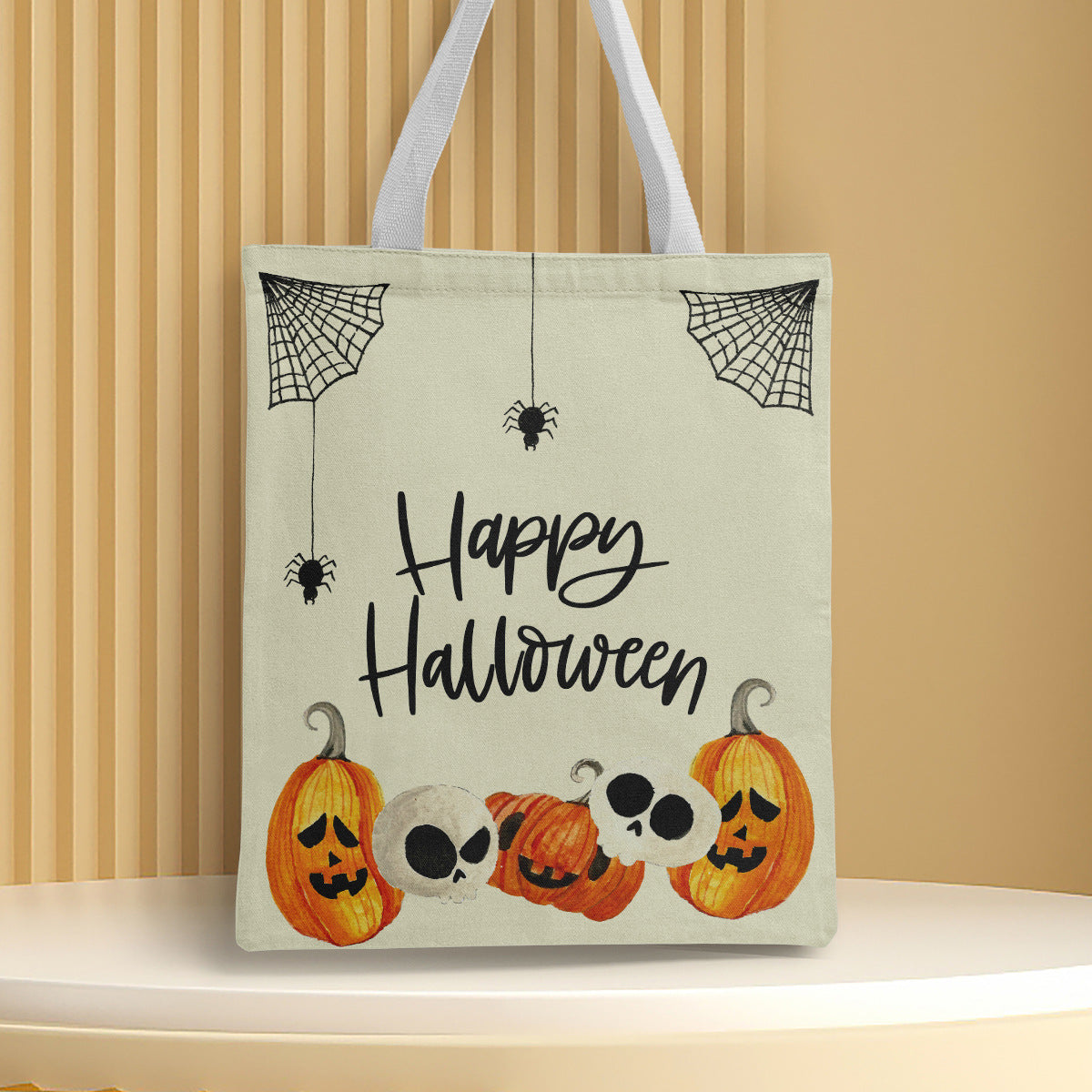 Polyester Halloween canvas shoulder bag (Minimo de Compra 2) MYA-QB007