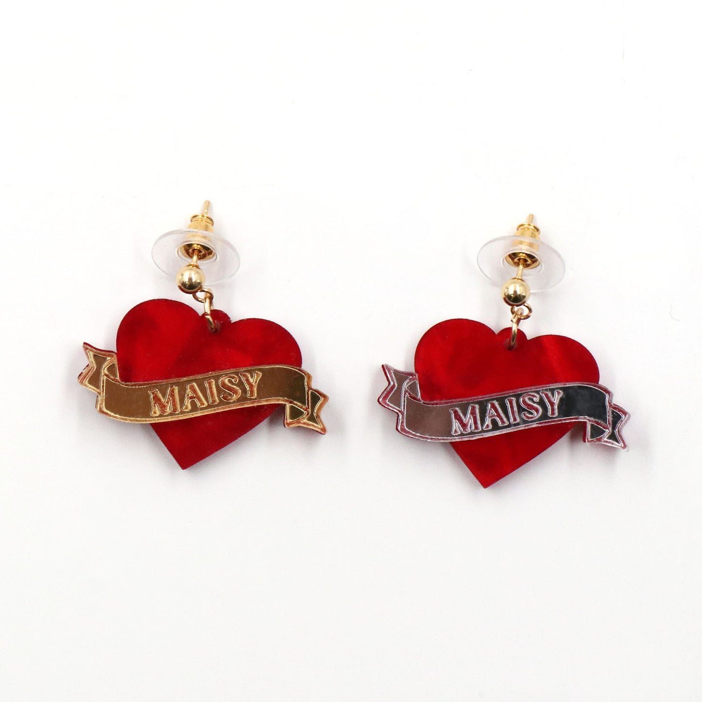 Acrylic Love Letter Earrings (Minimo de compra 5) MIC-XiaoY077