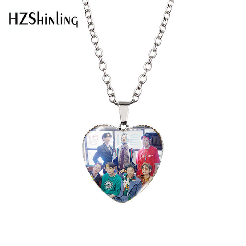 Alloy Time Gem Necklace MYA-XiangL022