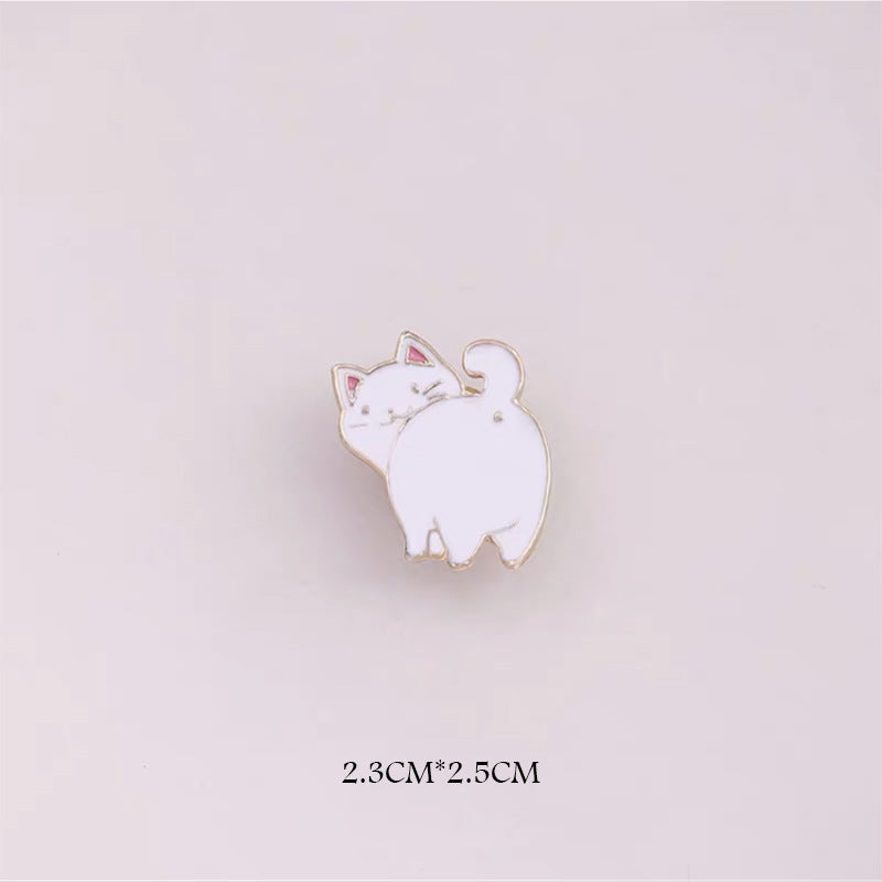 Alloy cute pouting animal brooch MIC-QiSen020