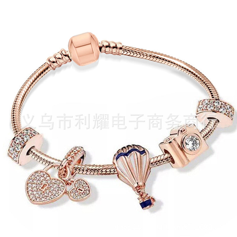 Alloy DIY Pandora Cartoon Bracelet MYA-LiY019