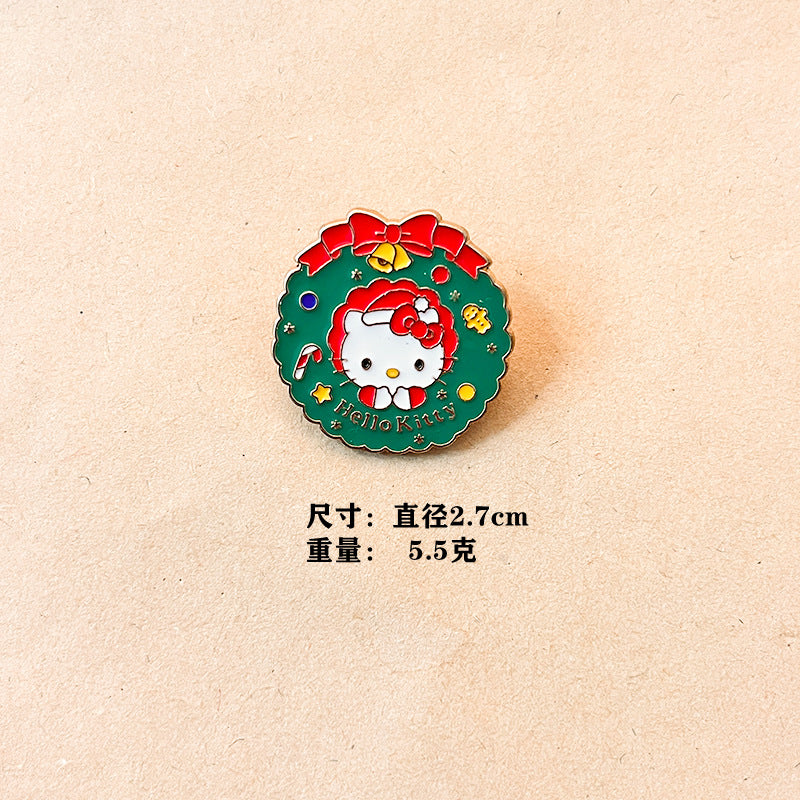 Alloy Christmas Kuromi brooch (Minimo de compra 2) MIC-DongQ021