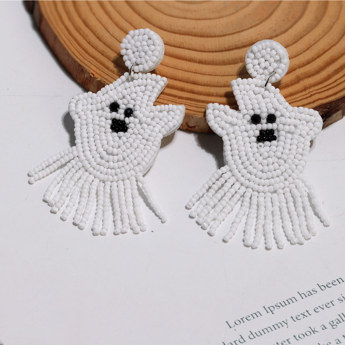 Alloy Halloween Pumpkin Ghost Earrings (Minimo de Compra 2) MIC-JiqQ007