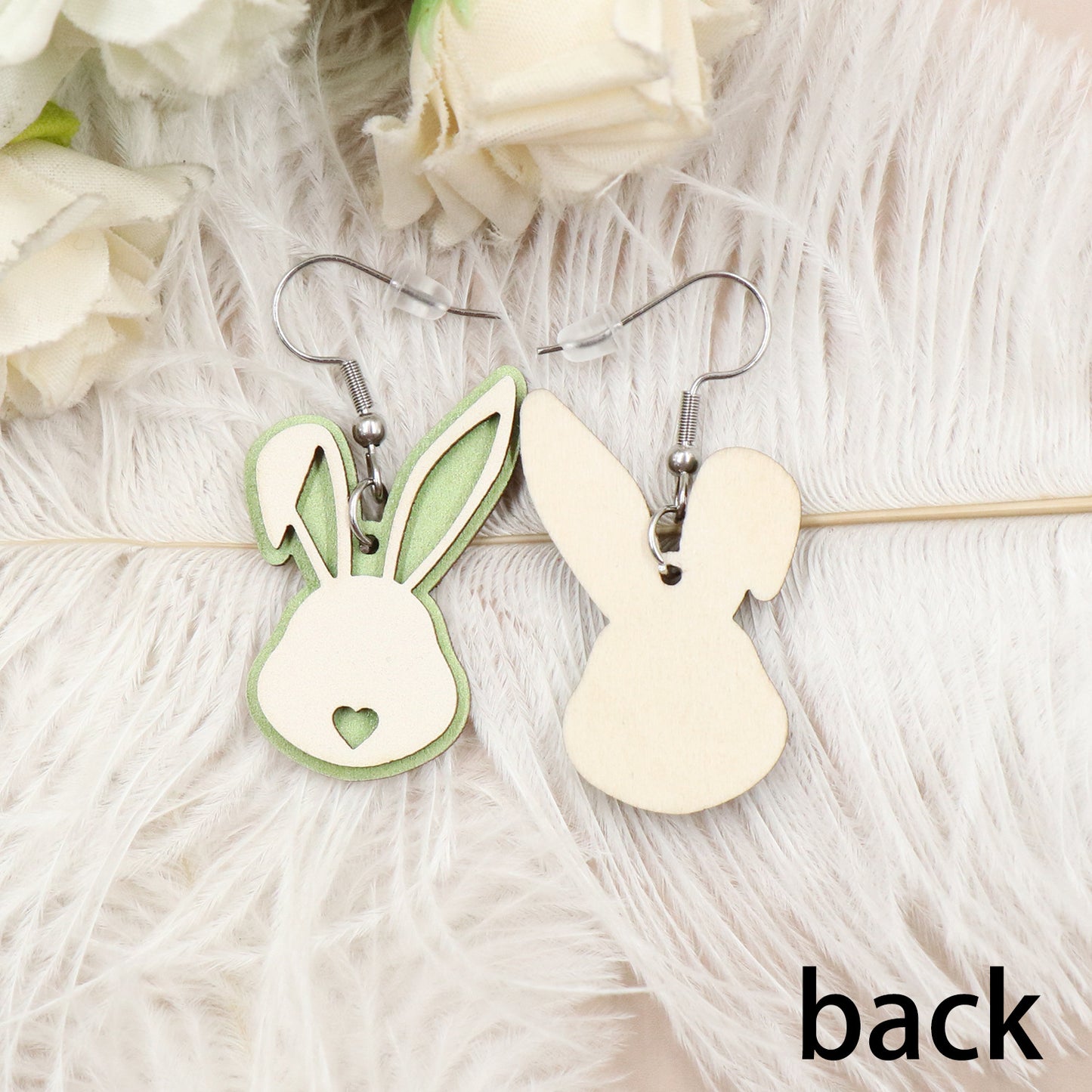 Acrylic Sweet and Cute Rabbit Earrings (Minimo de compra 5) MYA-XiaoY078