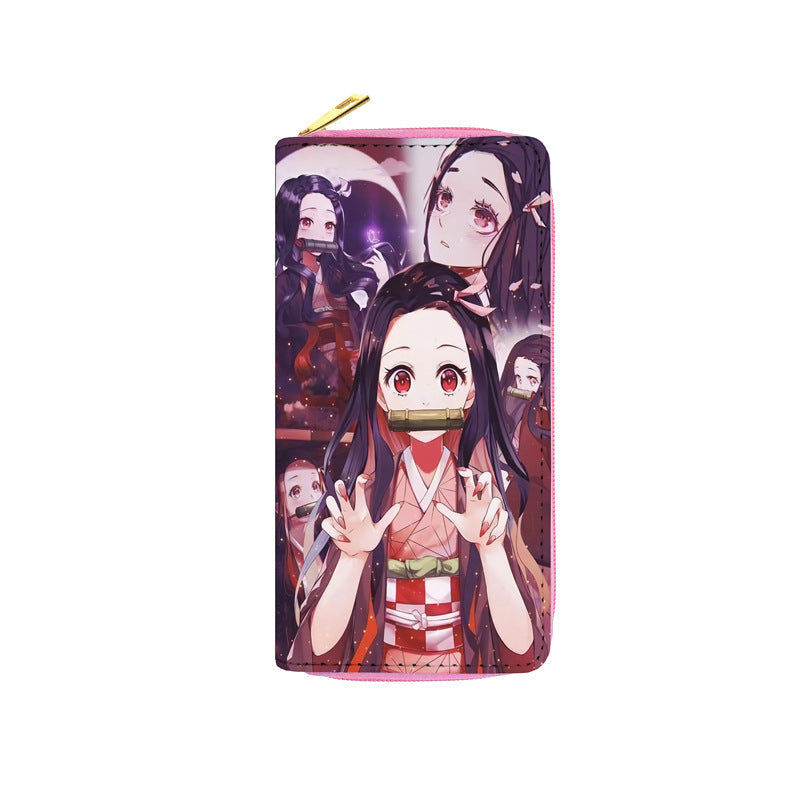 PU handsome anime long wallet (Minimo de compra 3) MIC-JiR016