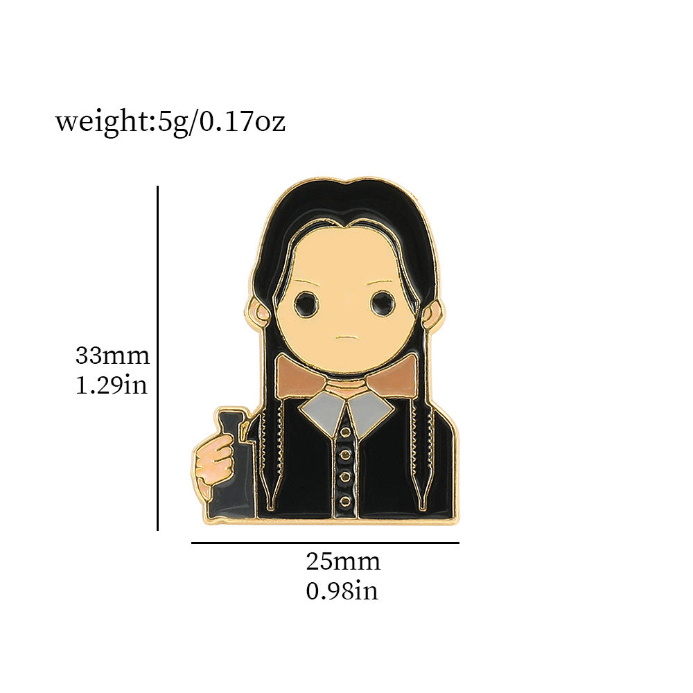 Alloy Adams family brooch (Minimo de Compra 2) MYA-QiS035