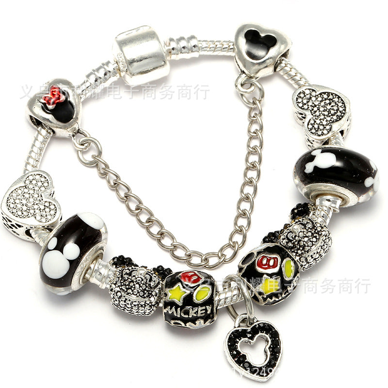 Alloy DIY Pandora Cartoon Bracelet MIC-LiY029