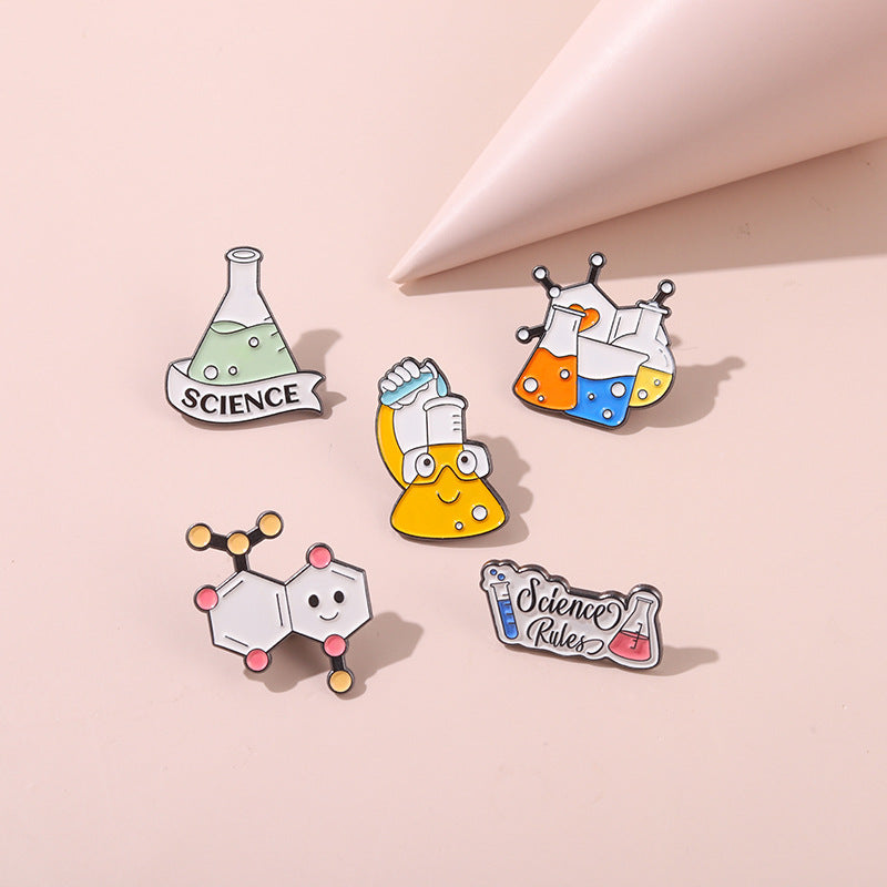 Alloy chemical products brooch (Minimo de Compra 2) MIC-QinS012