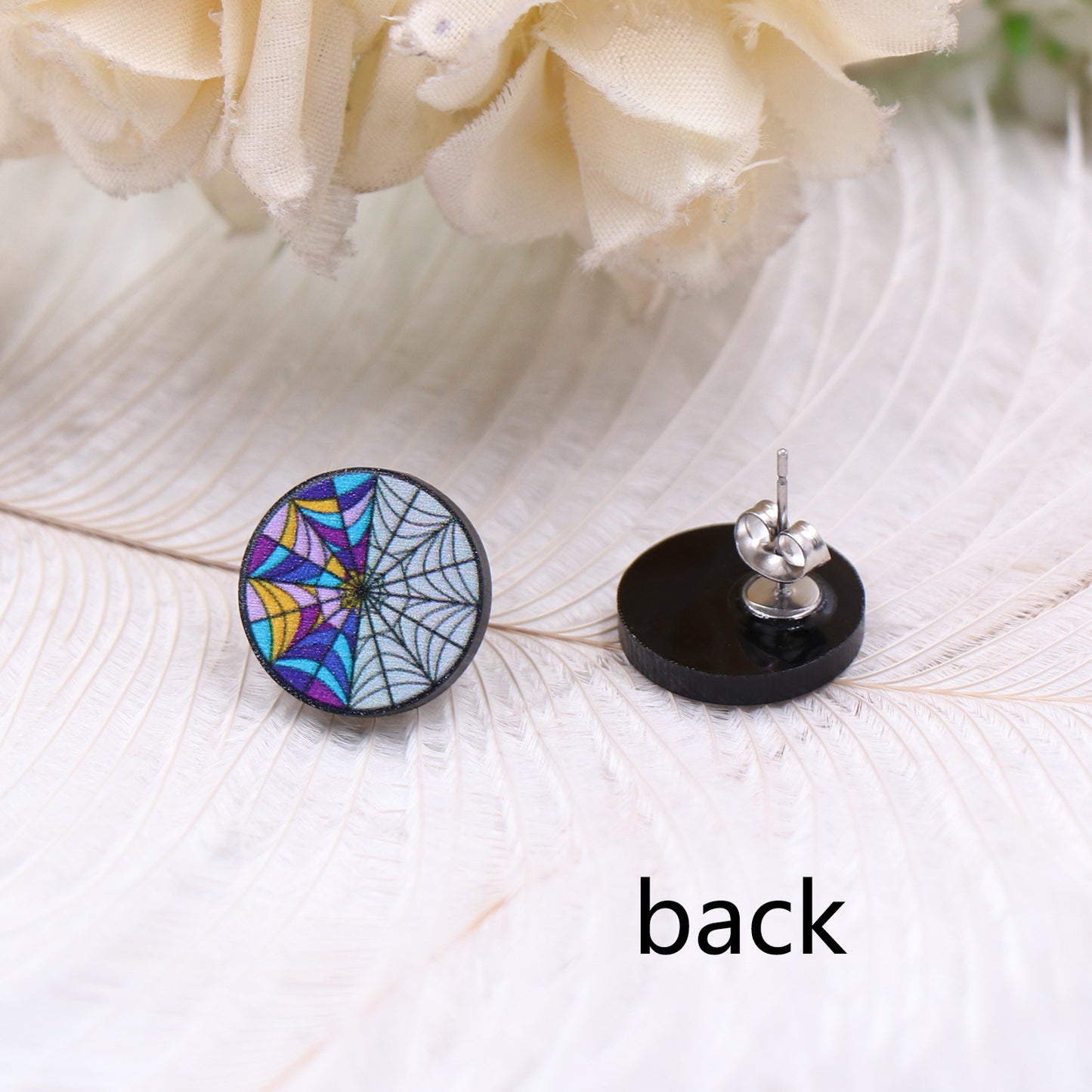 Acrylic Wednesday Earrings (Minimo de compra 5) MYA-XiaoY025