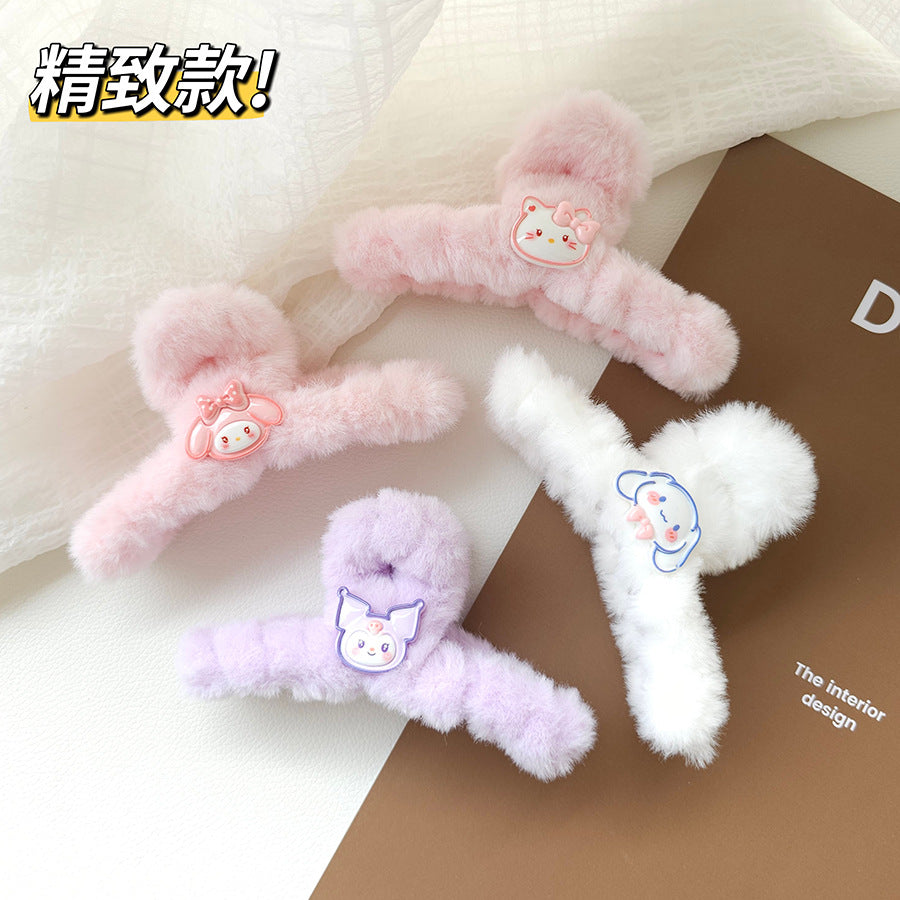 Plush cartoon cute hair clip MYA-WoD006