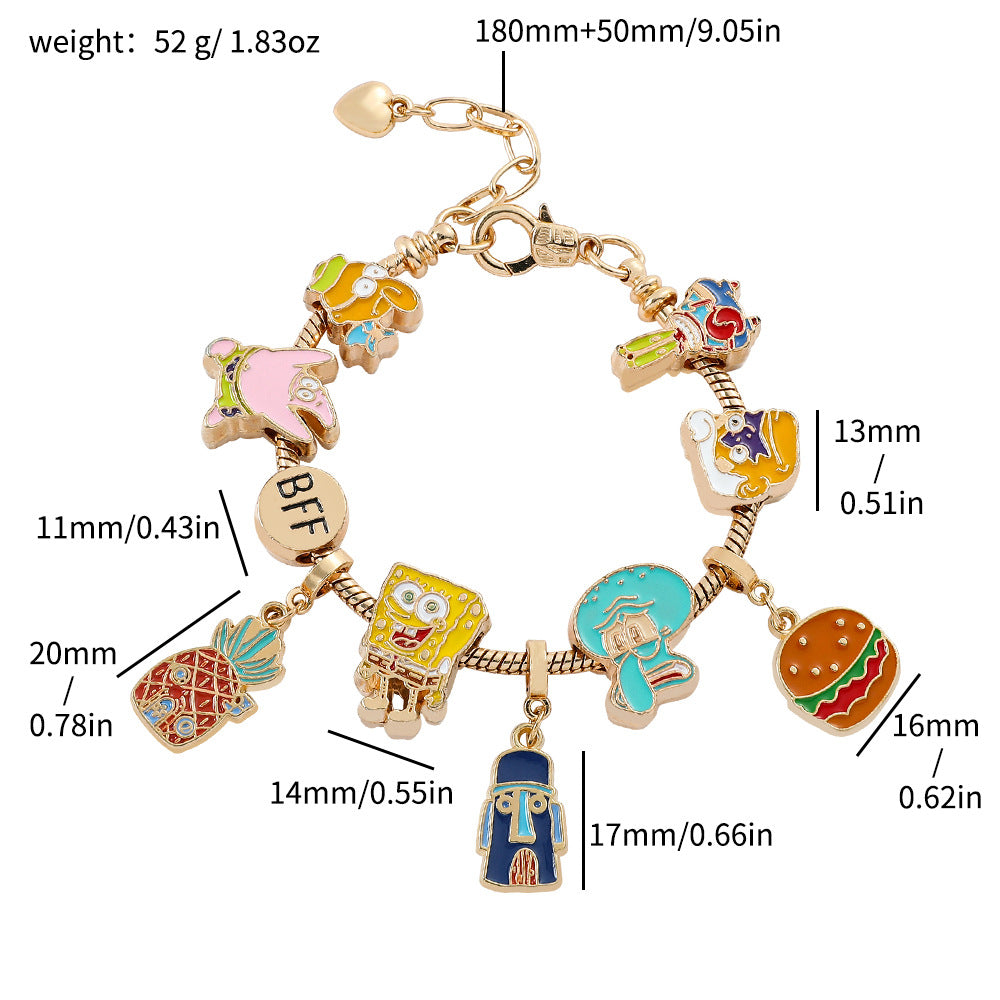 Alloy cartoon anime series bracelet (Minimo de Compra 4) MIC-BoS013