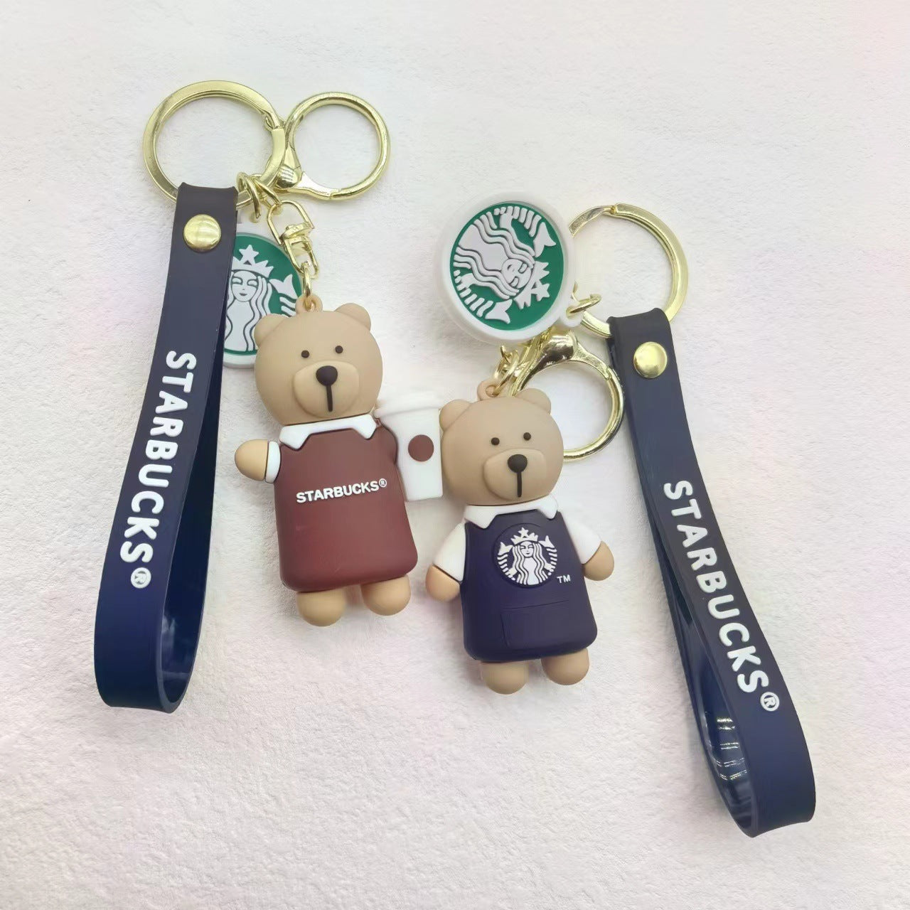 Keychains PVC Hardware Cute Cartoon Bear (M) Minimo de compra 2 LiangQ002