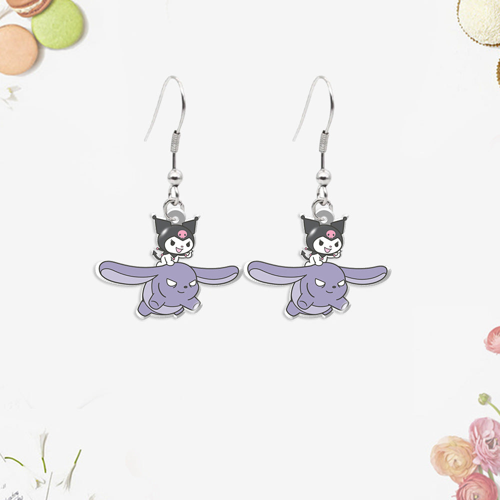 Alloy cartoon earrings (Minimo de compra 5) MIC-XiangL105