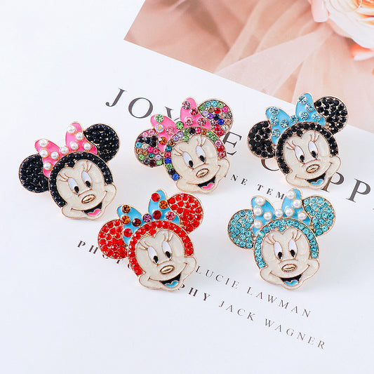 Alloy cartoon animal earrings MIC-JuJ003