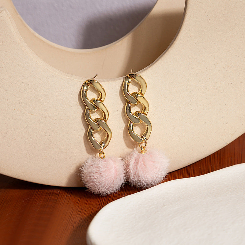 Alloy bow rabbit earrings MIC-HongC019