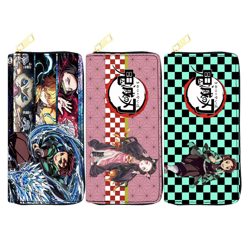 PU handsome anime long wallet (Minimo de compra 3) MIC-JiR015