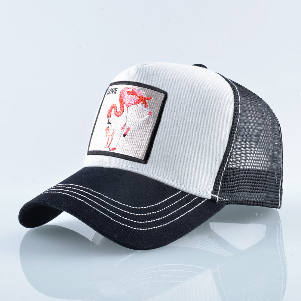 Nylon animal embroidery Baseball cap MYA-DSM004