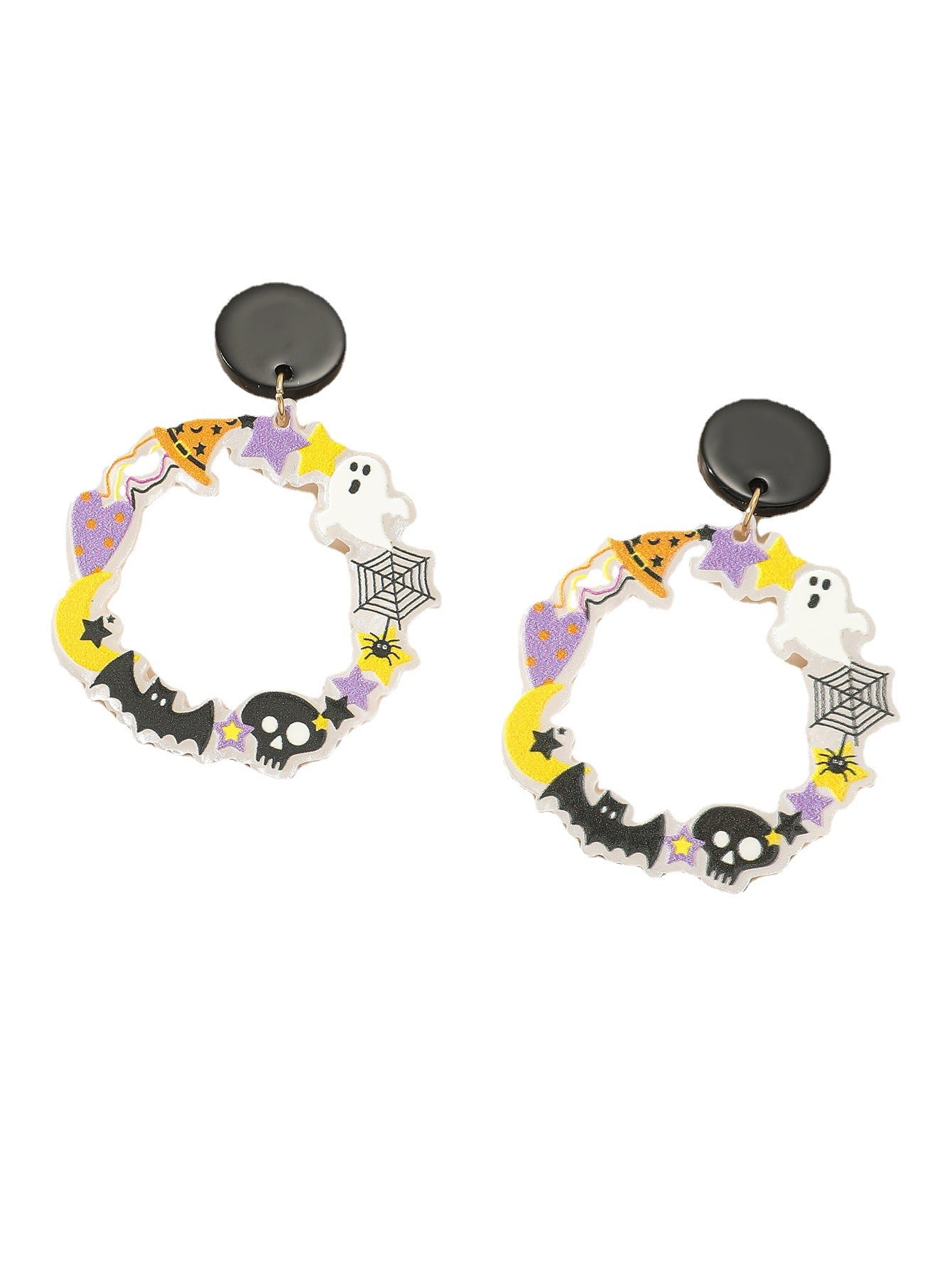 Acrylic New Halloween Collection Earrings  (Minimo de Compra 2) MIC-QiS044