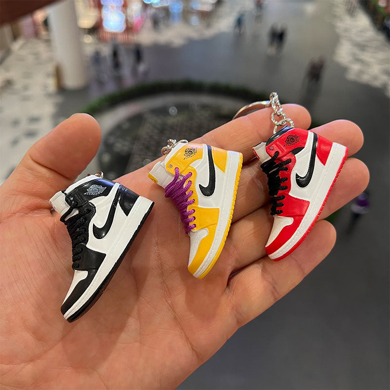 PVC cute basketball shoe keychain MIC-MIAOY034