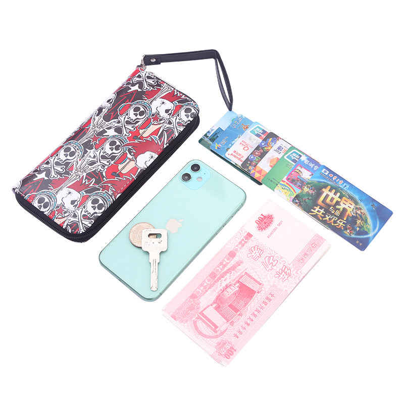 PU Funny Skull Wallet MYA-MaoM003