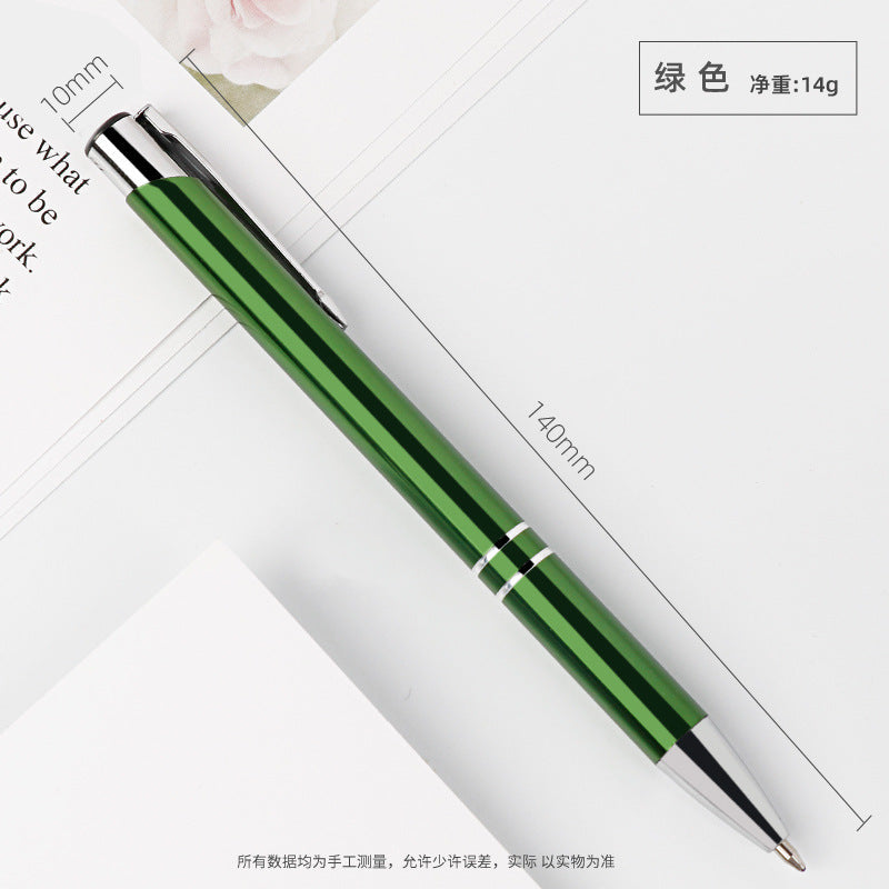 Ballpoint Pen Metal Simple Press Pen JingL004