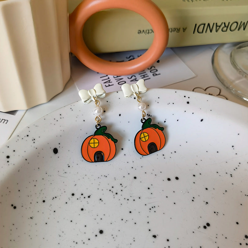 Acrylic Funny Halloween Earrings MYA-JiuY043