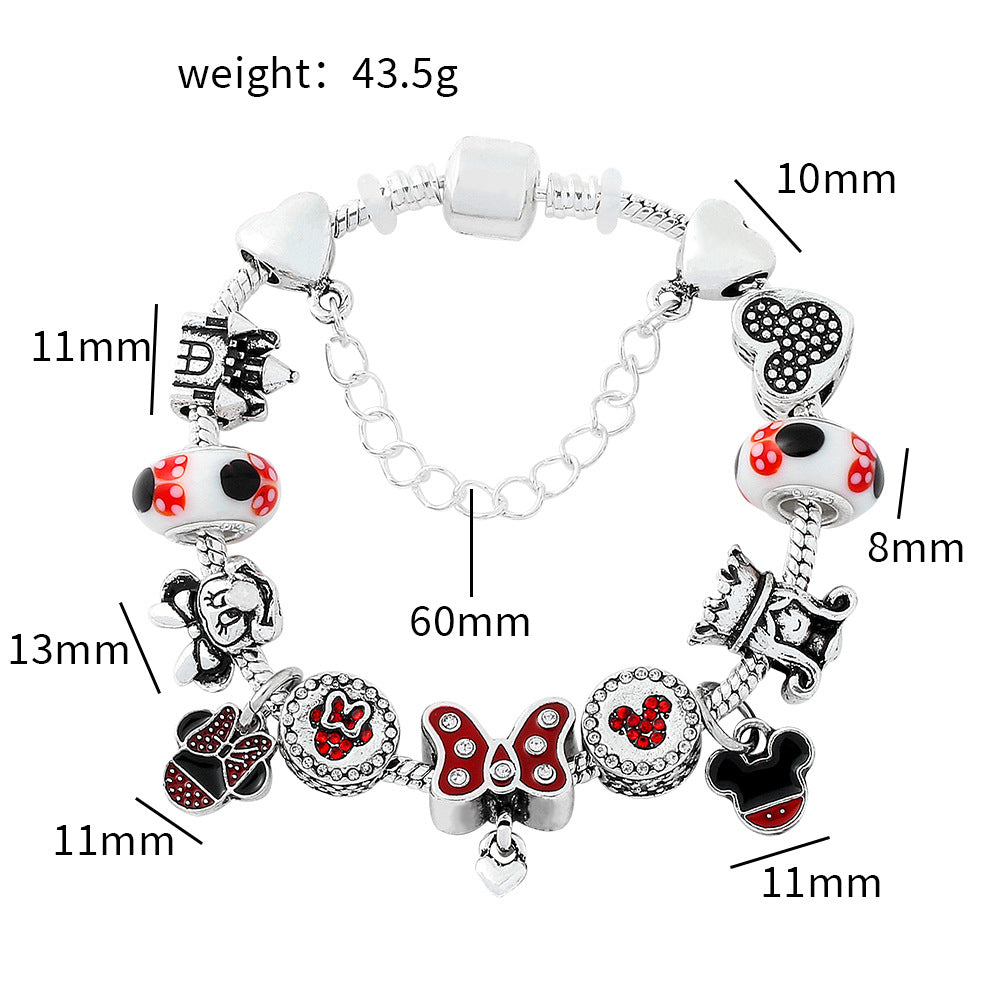 Alloy cartoon bracelet (Minimo de Compra 5) MIC-ZhuoX025