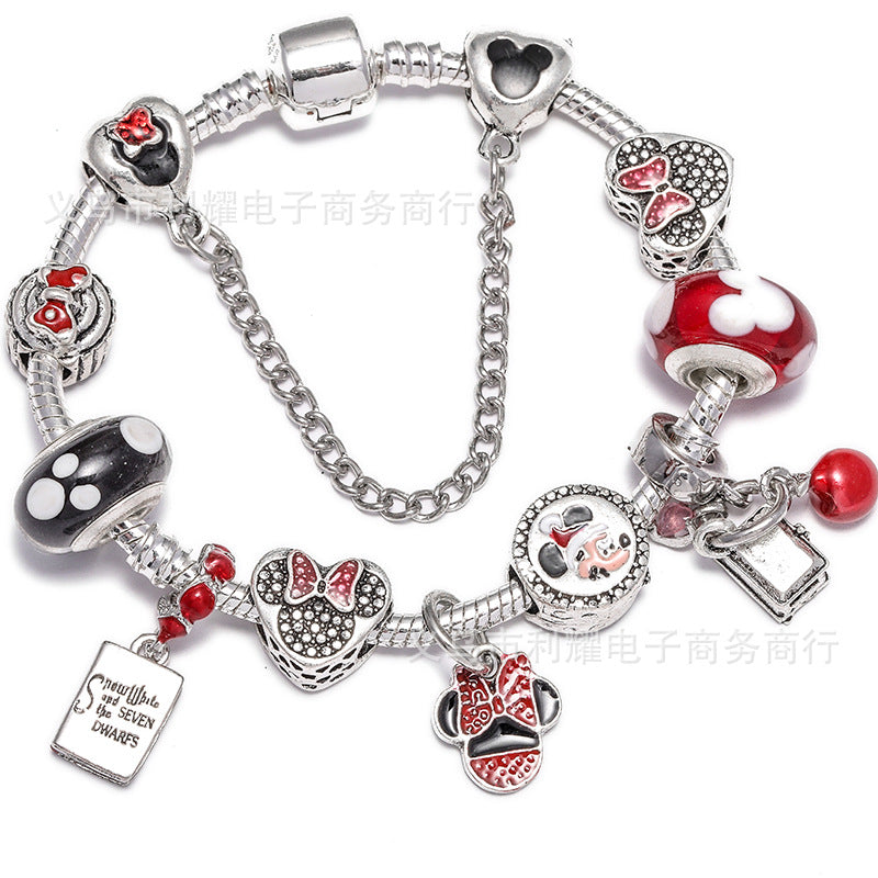 Alloy DIY Pandora Cartoon Bracelet MIC-LiY029