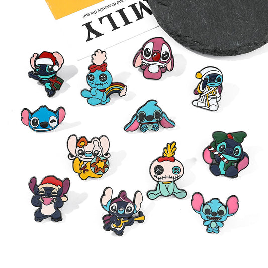 Alloy cartoon brooch (Minimo de Compra 2) MIC-QiS028