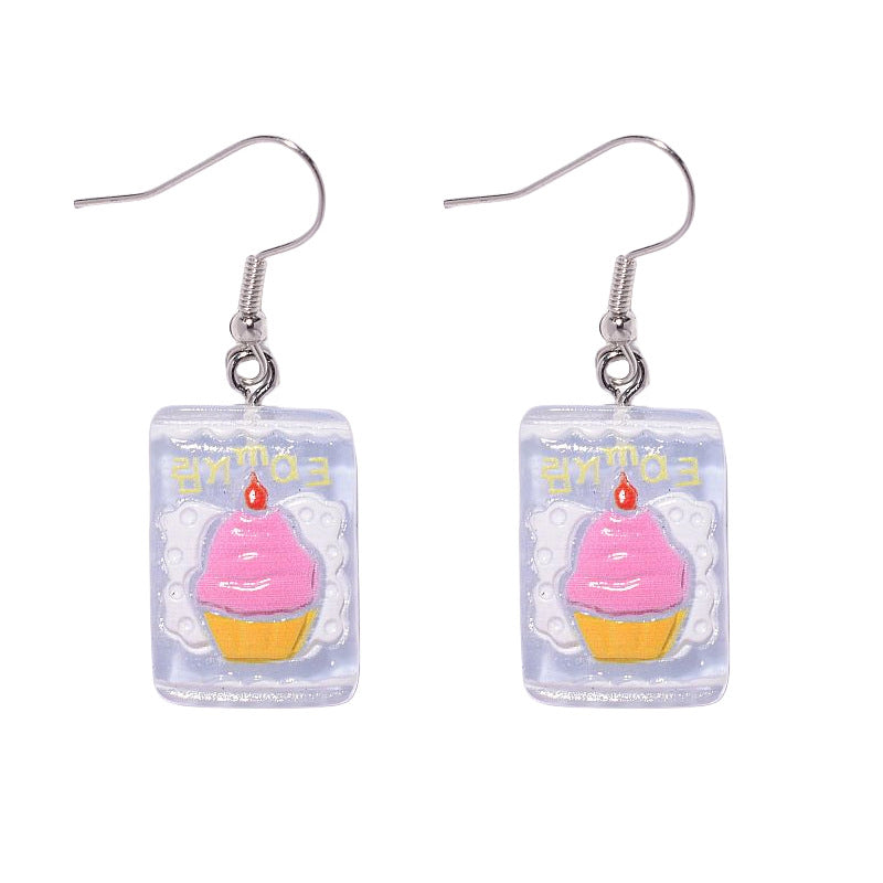 Acrylic hot air balloon earrings MYA-XunT012