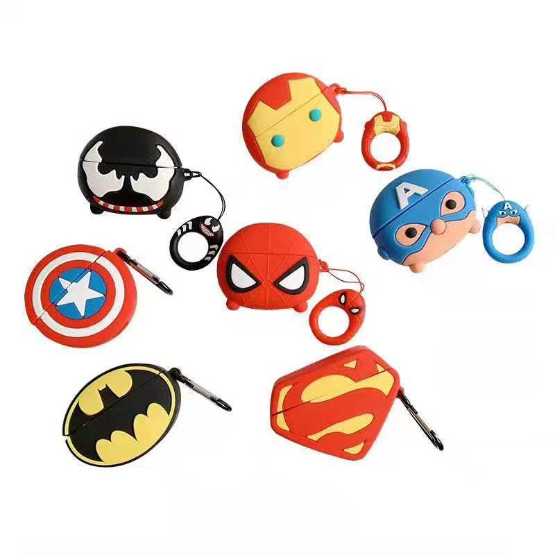 Silicone trendy brand Marvel earphone case (Minimo de compra 2) MIC-JLF014