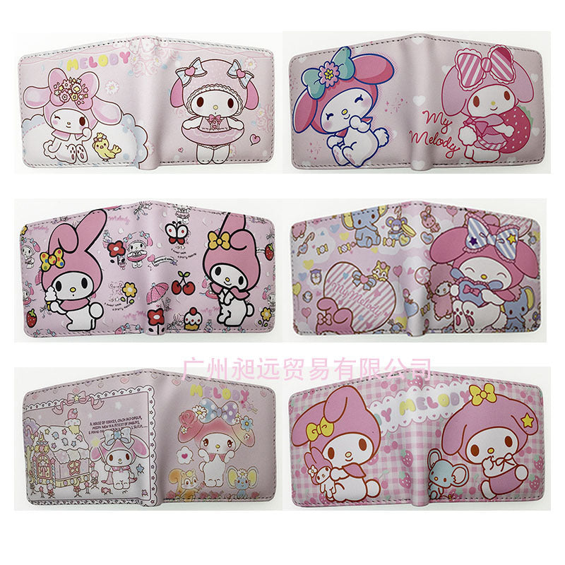 PU cartoon anime short zipper wallet MIC-ChangY004